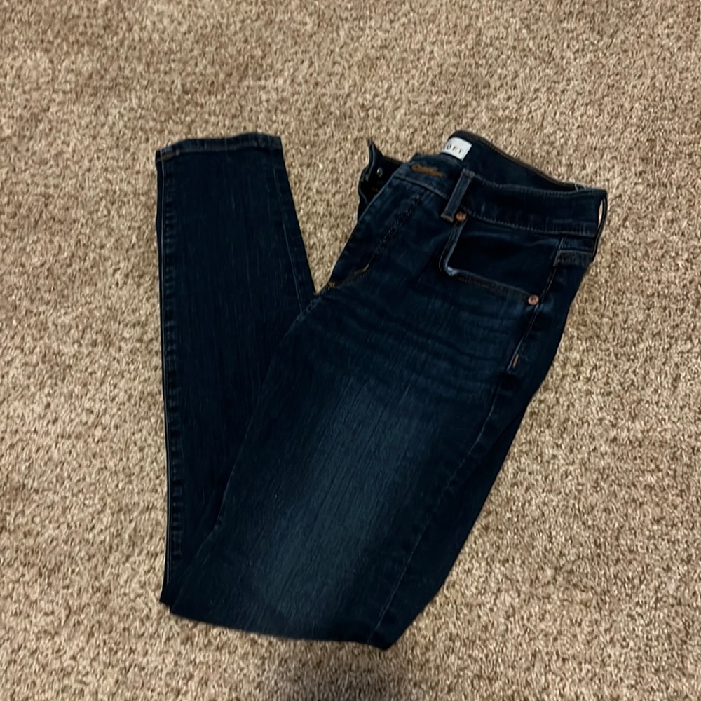 Loft 4p skinny dark wash jeans